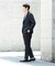 LIFE STYLE TAILOR　シアサッカーストレッチジャケット