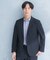 LIFE STYLE TAILOR　シアサッカーストレッチジャケット