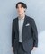 LIFE STYLE TAILOR　シアサッカーストレッチジャケット
