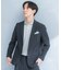 LIFE STYLE TAILOR　シアサッカーストレッチジャケット