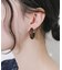 ウッドフープピアス