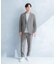 LIFE STYLE TAILOR　シアサッカーストレッチパンツ