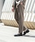 LIFE STYLE TAILOR　シアサッカーストレッチパンツ