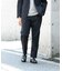 LIFE STYLE TAILOR　シアサッカーストレッチパンツ
