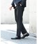 LIFE STYLE TAILOR　シアサッカーストレッチパンツ
