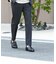 LIFE STYLE TAILOR　シアサッカーストレッチパンツ