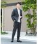 LIFE STYLE TAILOR　シアサッカーストレッチパンツ