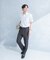 LIFE STYLE TAILOR　セミワイド半袖シャツ