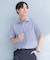 LIFE STYLE TAILOR　セミワイド半袖シャツ