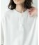 ワッフルヘンリーネックTシャツ