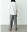 ワッフルヘンリーネックTシャツ