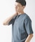 ワッフルヘンリーネックTシャツ