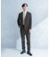 LIFE STYLE TAILOR　リネンライク千鳥柄コンフォータブルジャケット