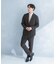 LIFE STYLE TAILOR　リネンライク千鳥柄コンフォータブルジャケット