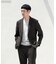 LIFE STYLE TAILOR　リネンライク千鳥柄コンフォータブルジャケット