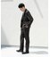 LIFE STYLE TAILOR　リネンライク千鳥柄コンフォータブルジャケット