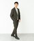 LIFE STYLE TAILOR　リネンライク千鳥柄コンフォータブルジャケット
