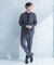 LIFE STYLE TAILOR　リネンライク千鳥柄コンフォータブルジャケット