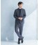 LIFE STYLE TAILOR　リネンライク千鳥柄コンフォータブルジャケット