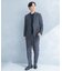 LIFE STYLE TAILOR　リネンライク千鳥柄コンフォータブルジャケット