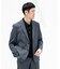 LIFE STYLE TAILOR　リネンライク千鳥柄コンフォータブルジャケット