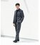 LIFE STYLE TAILOR　リネンライク千鳥柄コンフォータブルジャケット