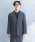 LIFE STYLE TAILOR　リネンライク千鳥柄コンフォータブルジャケット