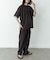 接触冷感リネン混ショートスリーブTシャツ