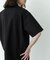 接触冷感リネン混ショートスリーブTシャツ