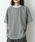接触冷感リネン混ショートスリーブTシャツ