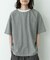 接触冷感リネン混ショートスリーブTシャツ