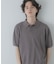 『洗濯可』ストレッチニットポロショートスリーブTシャツ