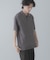 『洗濯可』ストレッチニットポロショートスリーブTシャツ