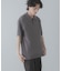 『洗濯可』ストレッチニットポロショートスリーブTシャツ