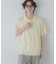 『洗濯可』ストレッチニットポロショートスリーブTシャツ