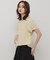 汗ジミ防止コクーンスリーブクルーネックTシャツ