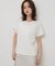 汗ジミ防止コクーンスリーブクルーネックTシャツ