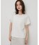 汗ジミ防止コクーンスリーブクルーネックTシャツ