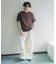 ダブルフェイス裏毛ショートスリーブTシャツ
