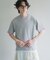 ダブルフェイス裏毛ショートスリーブTシャツ