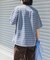 FORK&SPOON　PEカノコボーダーショートスリーブTシャツ