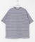FORK&SPOON　PEカノコボーダーショートスリーブTシャツ