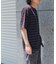 FORK&SPOON　PEカノコボーダーショートスリーブTシャツ
