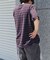FORK&SPOON　PEカノコボーダーショートスリーブTシャツ