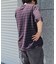 FORK&SPOON　PEカノコボーダーショートスリーブTシャツ