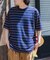 FORK&SPOON　PEカノコボーダーショートスリーブTシャツ