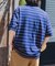 FORK&SPOON　PEカノコボーダーショートスリーブTシャツ