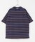 FORK&SPOON　PEカノコボーダーショートスリーブTシャツ