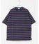 FORK&SPOON　PEカノコボーダーショートスリーブTシャツ