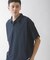 カットシアサッカー襟付きプルオーバー